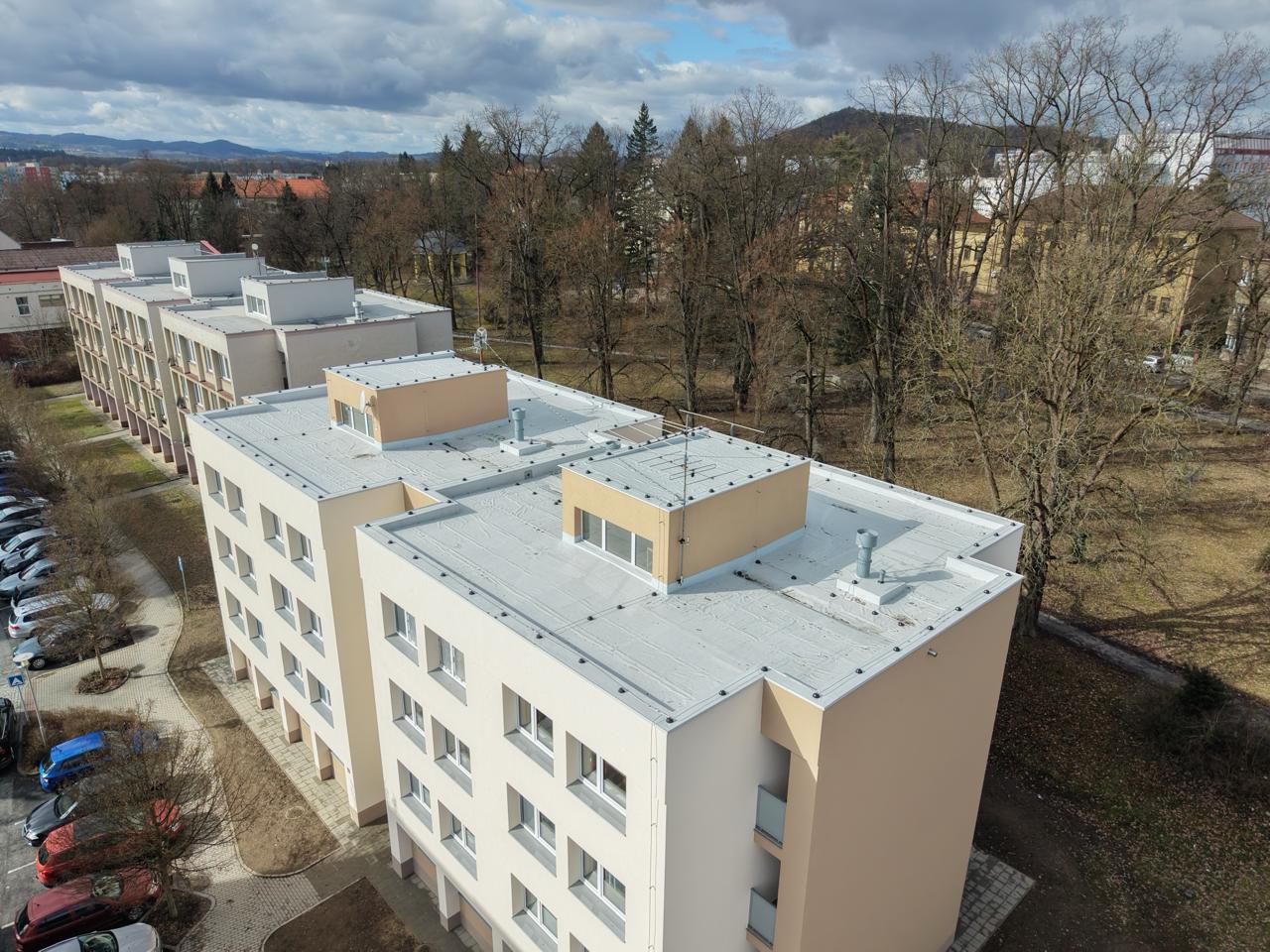Izolace střechy z PVC folie